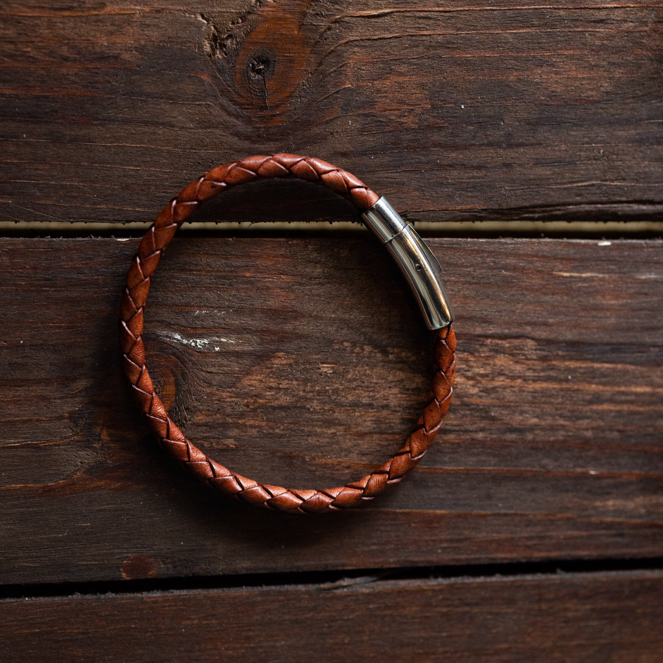 Black Pearl Creations - Bracelet - Terracotta Leather