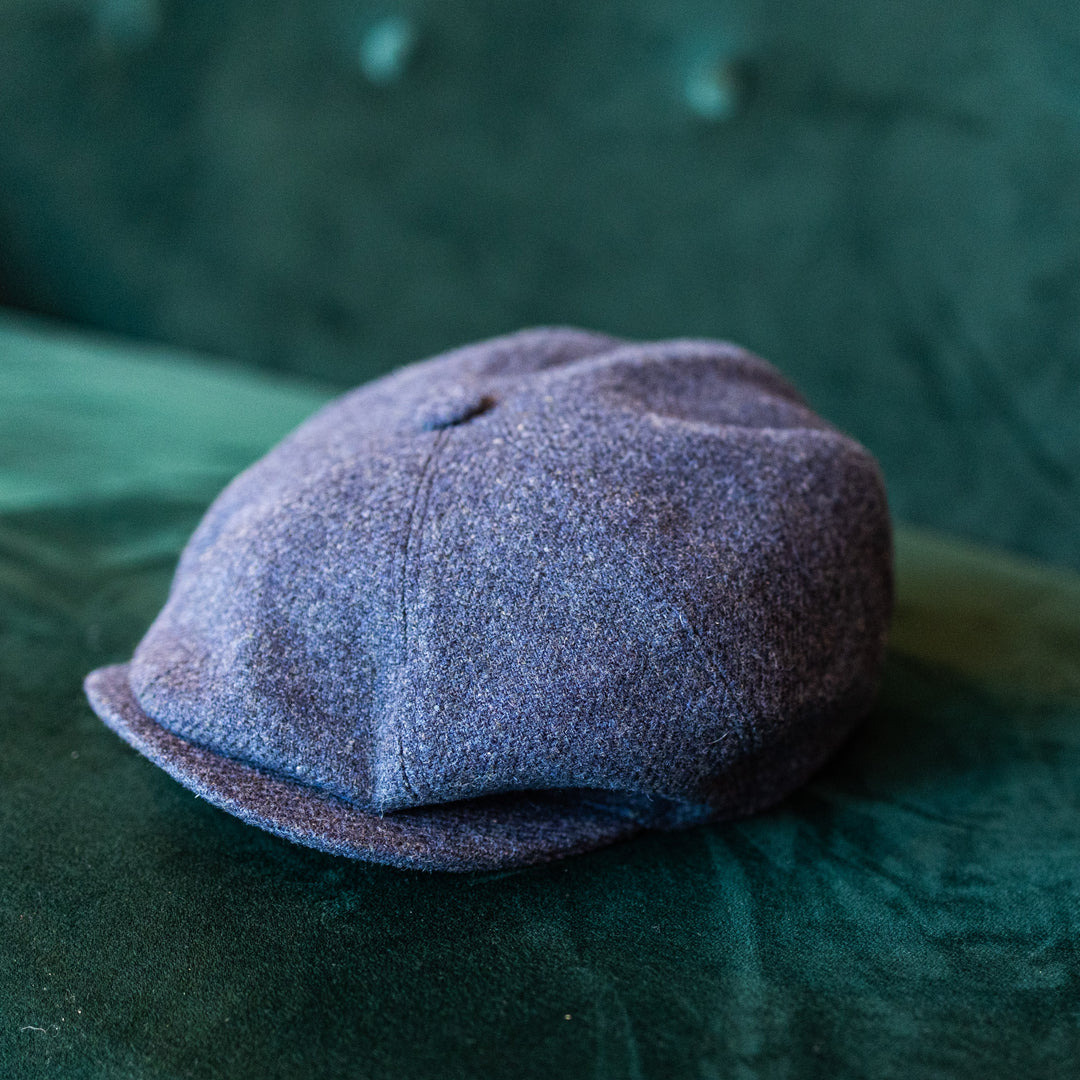 MJM - Uld Flat Cap - Blue