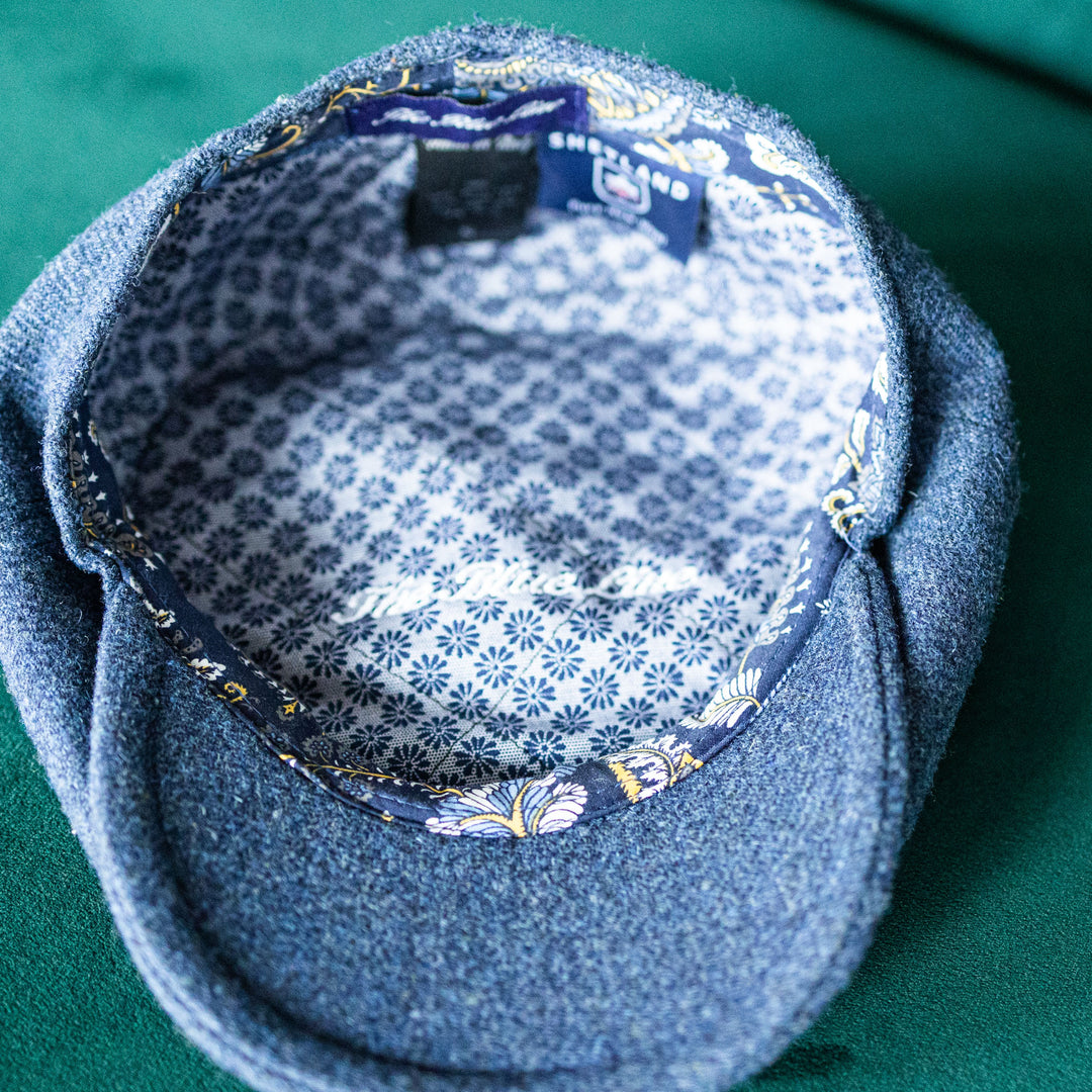 MJM - Uld Flat Cap - Blue