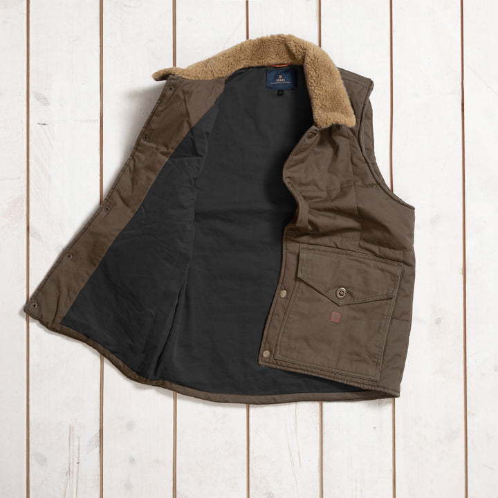 ROARK -  LIVINGSTON VEST - Brown