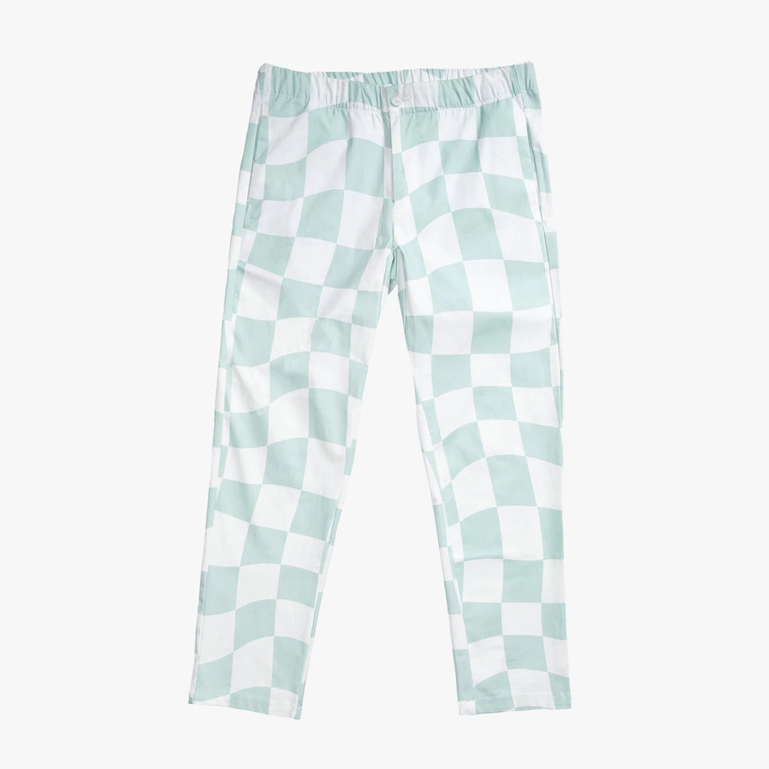 DUVIN - Trousers - Checker Beach Pant