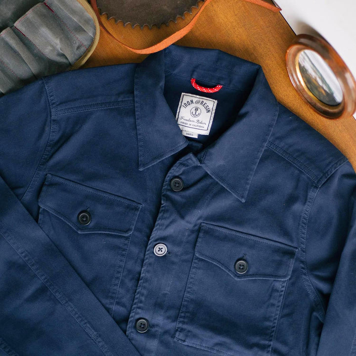 IRON & RESIN - MILITARY JACKET - NAVY