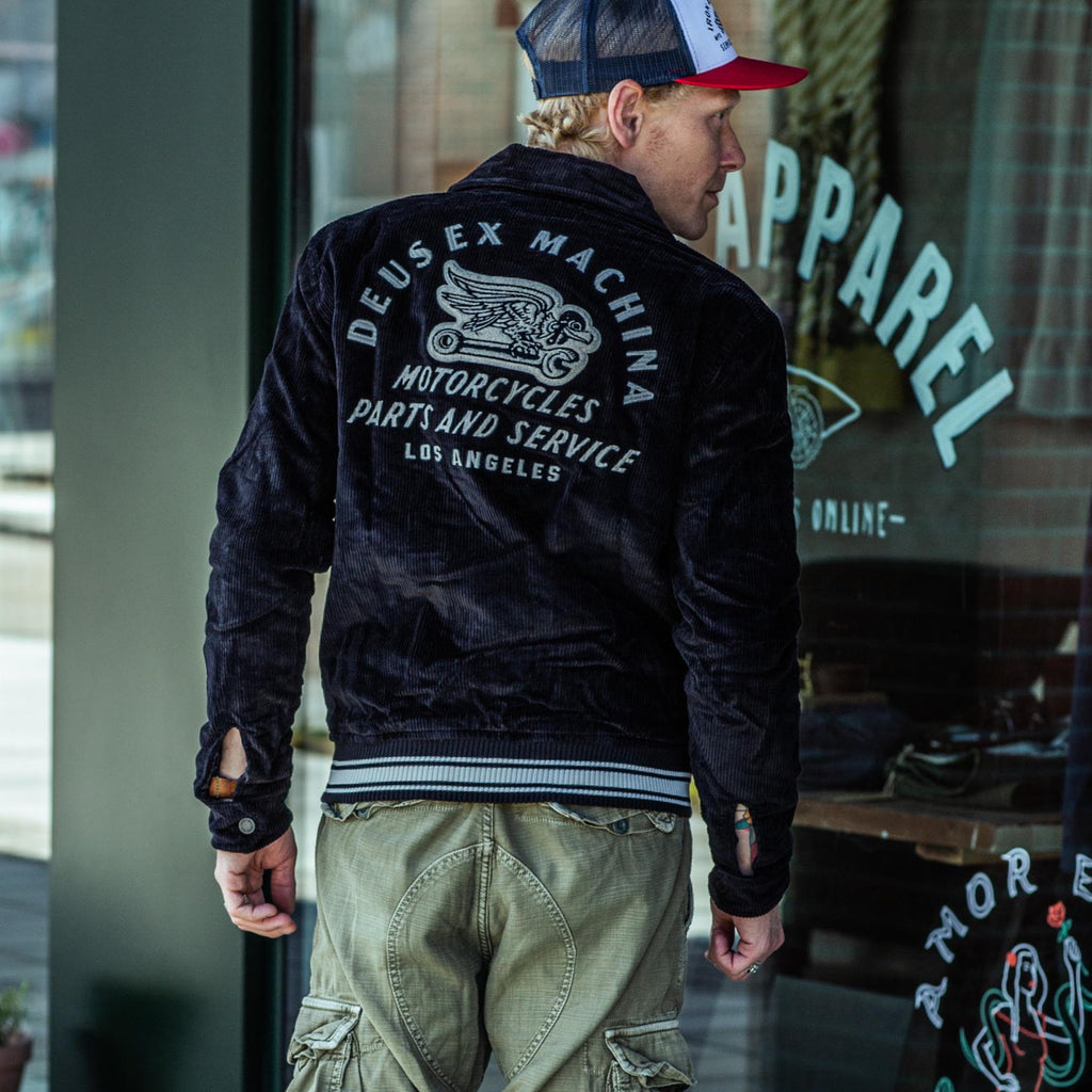 DEUS EX MACHINA - Lennon Cord Bomber - SORT