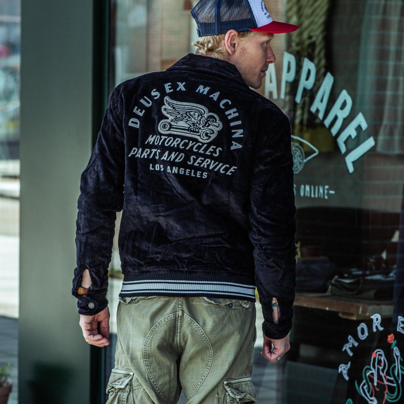 DEUS EX MACHINA - Lennon Cord Bomber - SORT