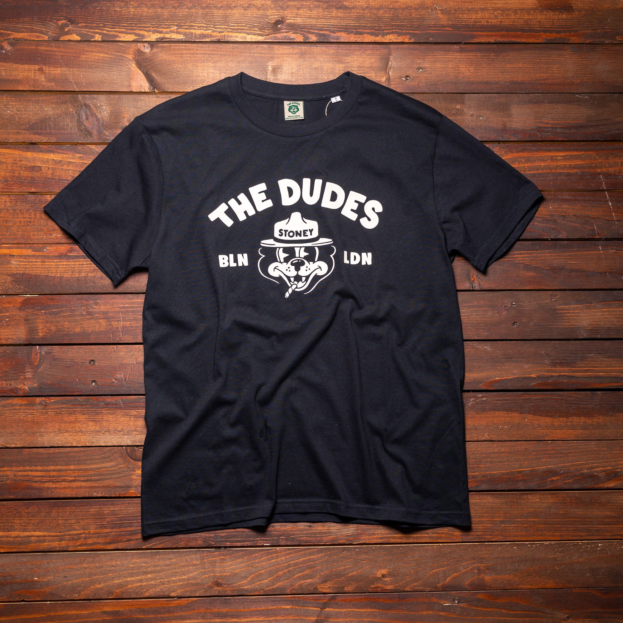 DUDES - T-shirt - Stoney - Black