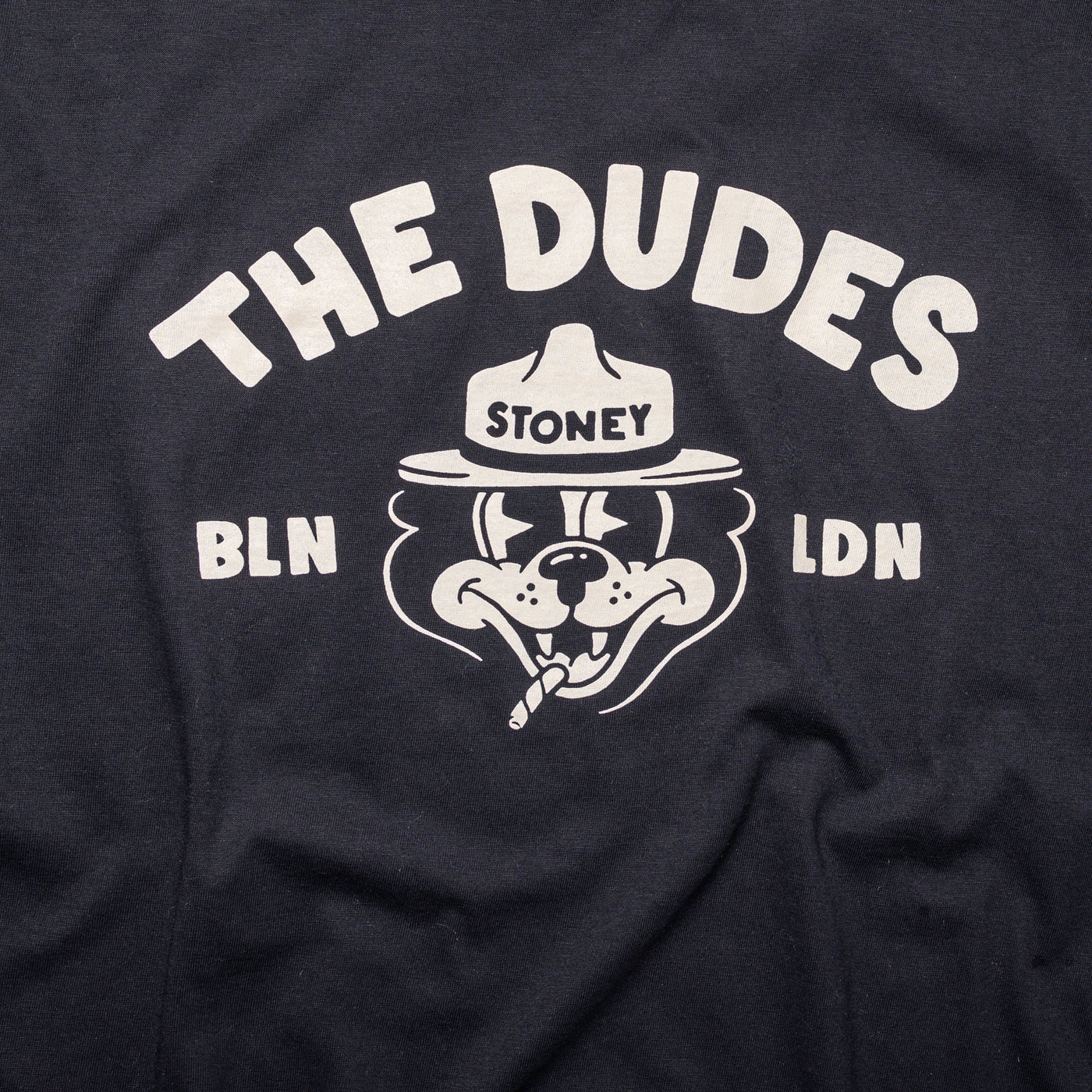 DUDES - T-shirt - Stoney - Sort