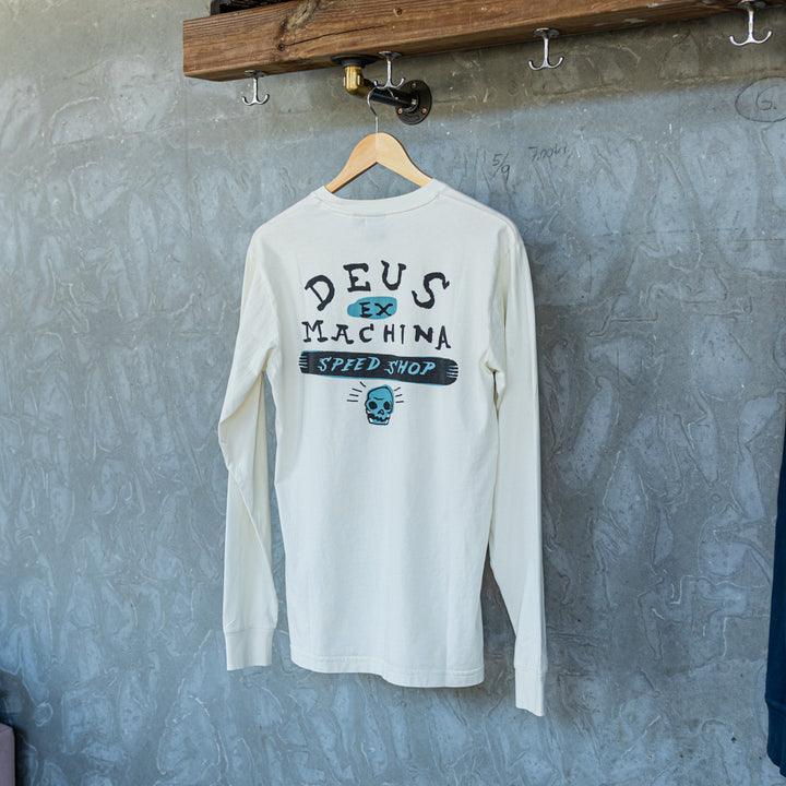 Deus Ex Machina - long sleeve SPEEDSHOP - Off-white