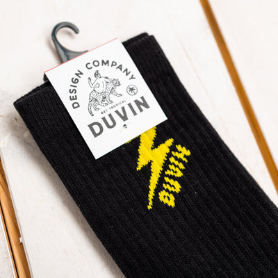 Duvin Design - socks - black LYN