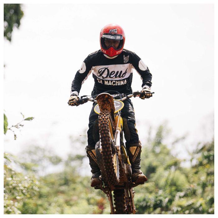 DEUS EX MACHINA - Sort/hvid - Saber Moto Jersey