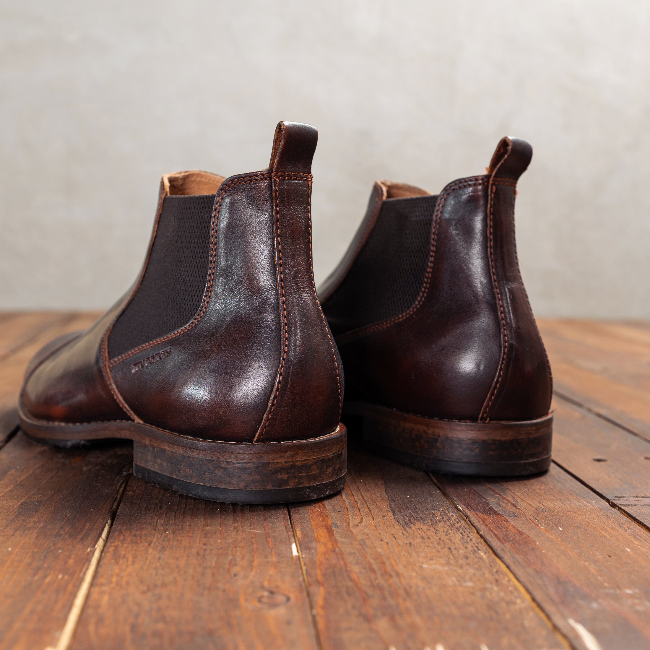 TEN POINTS - Chelsea boots - New Mercury - Mørk Brun læder