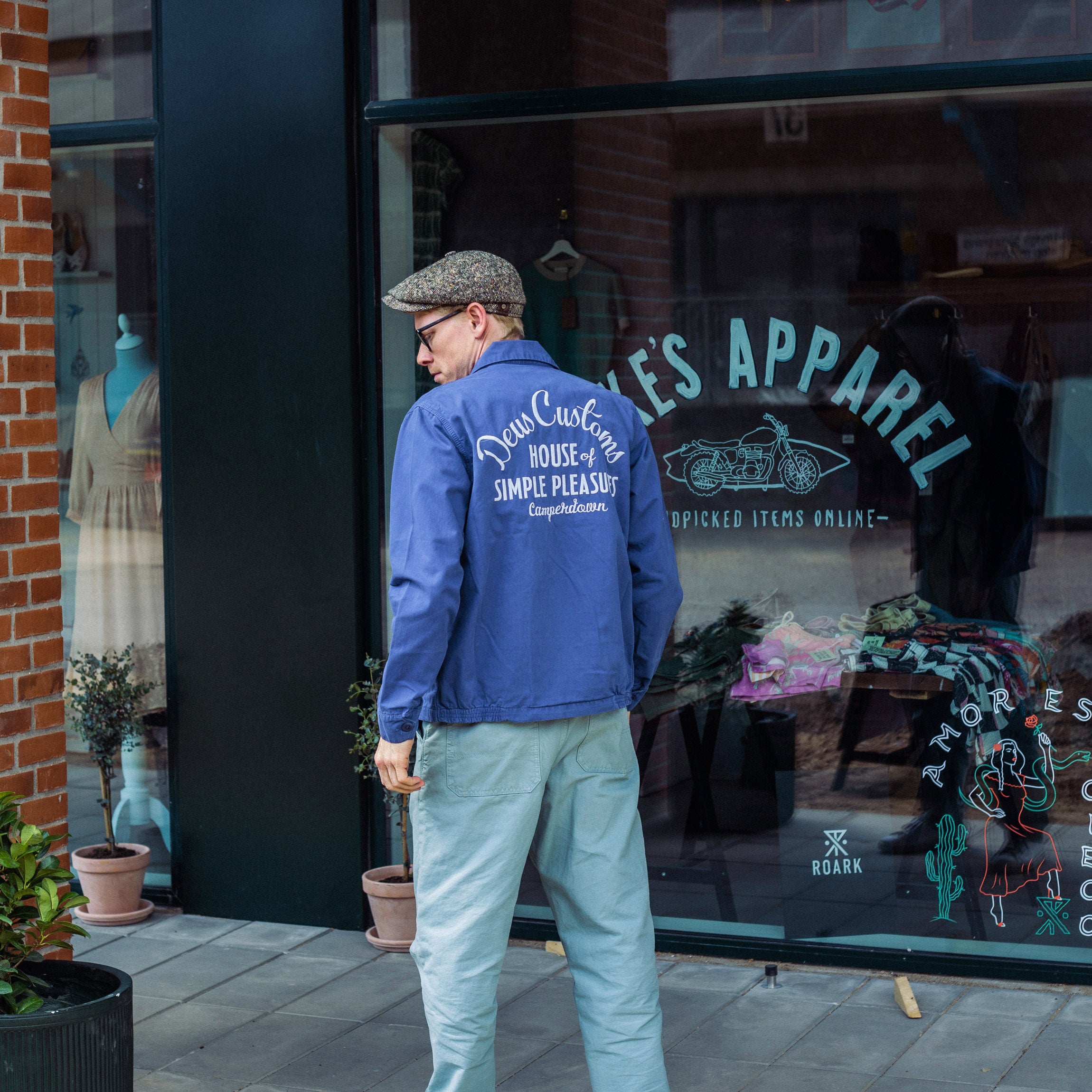 Deus Ex Machina - Gulf Drizzler Jacket - Work Blue