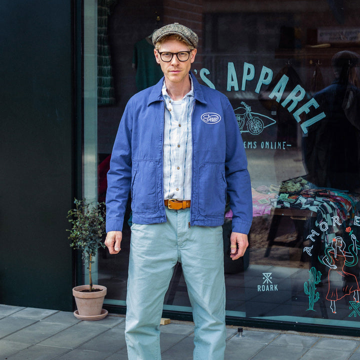 Deus Ex Machina - Gulf Drizzler Jacket - Work Blue