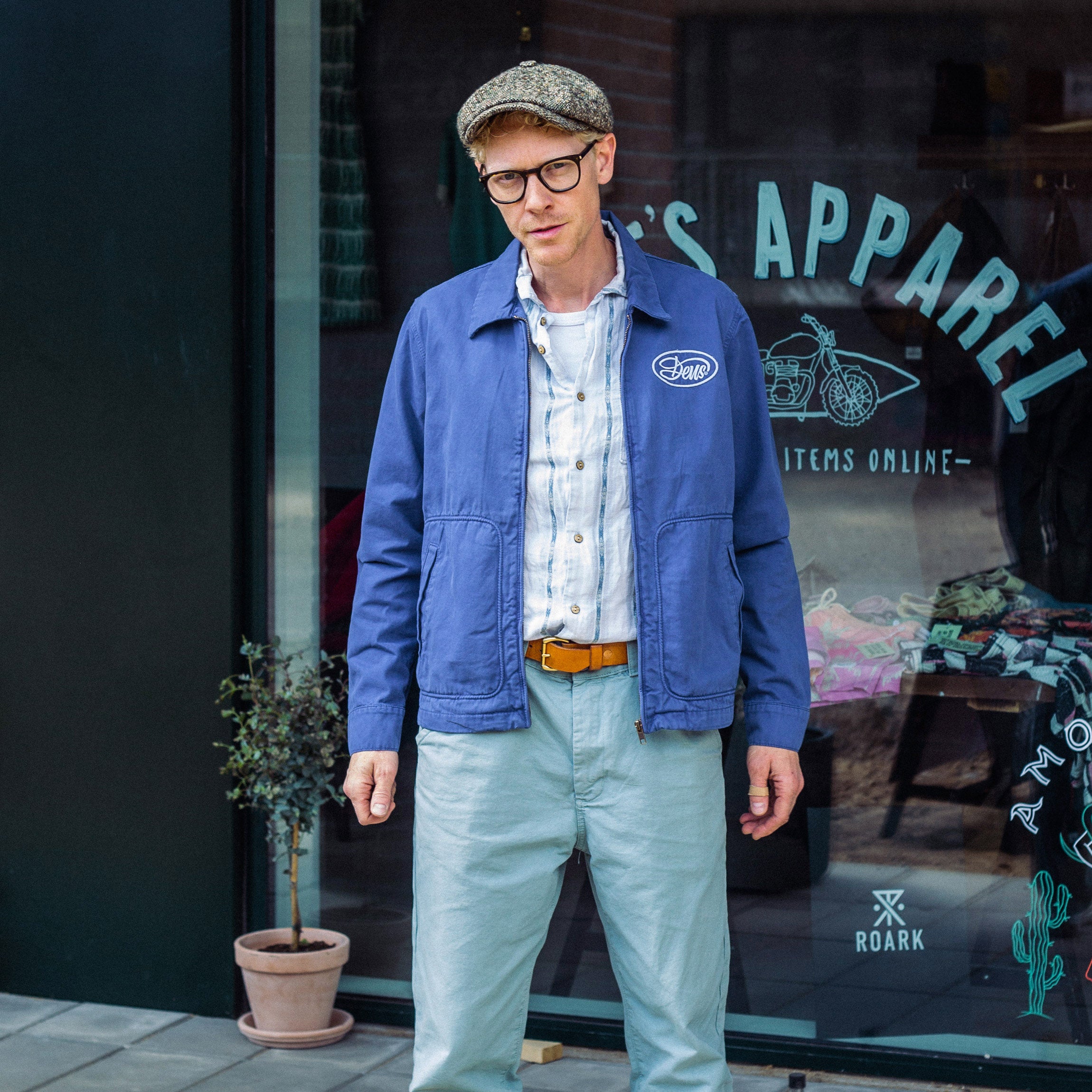 Deus Ex Machina - Gulf Drizzler Jacket - Work Blue