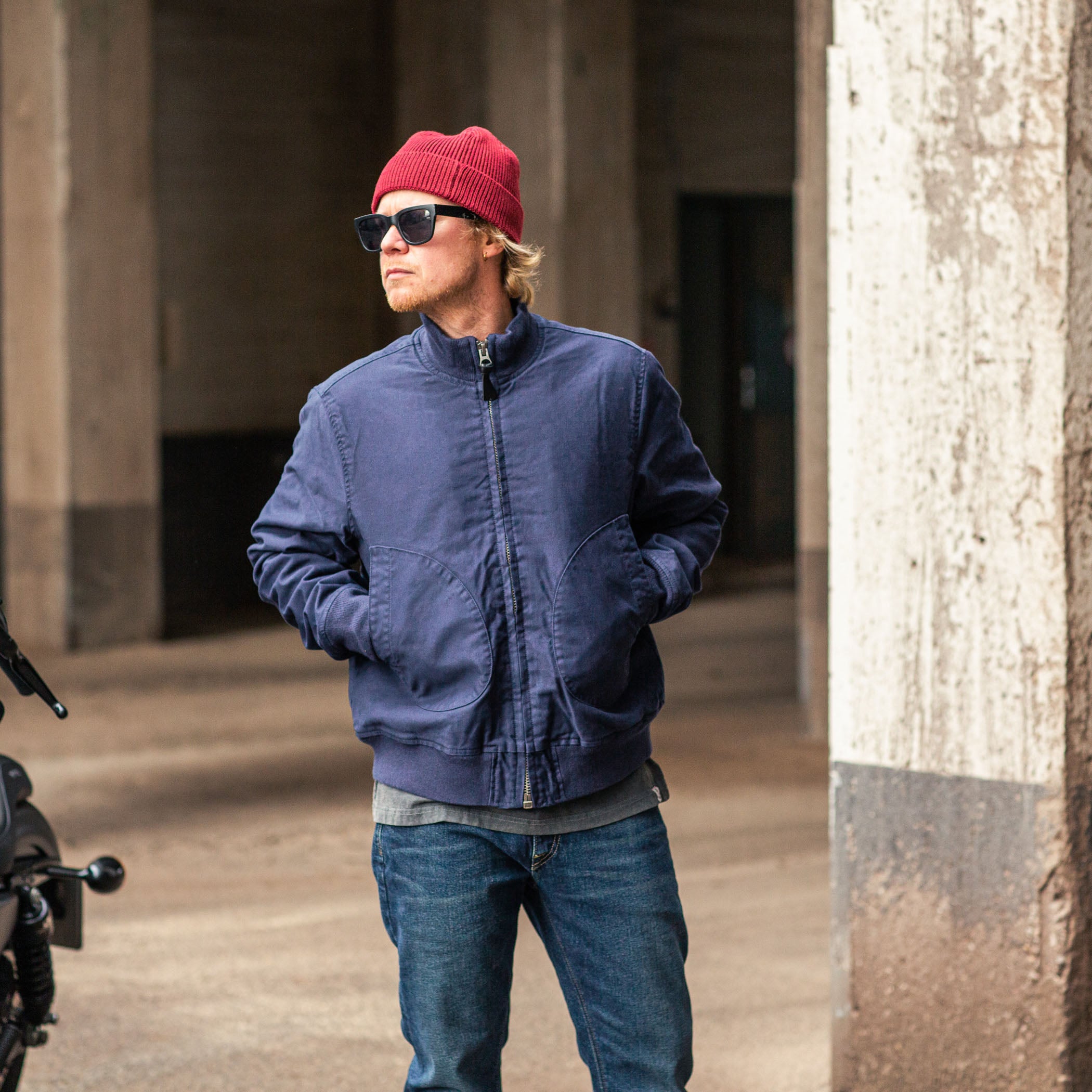 DEUS EX MACHINA - Naval Deck Jacket - Navy