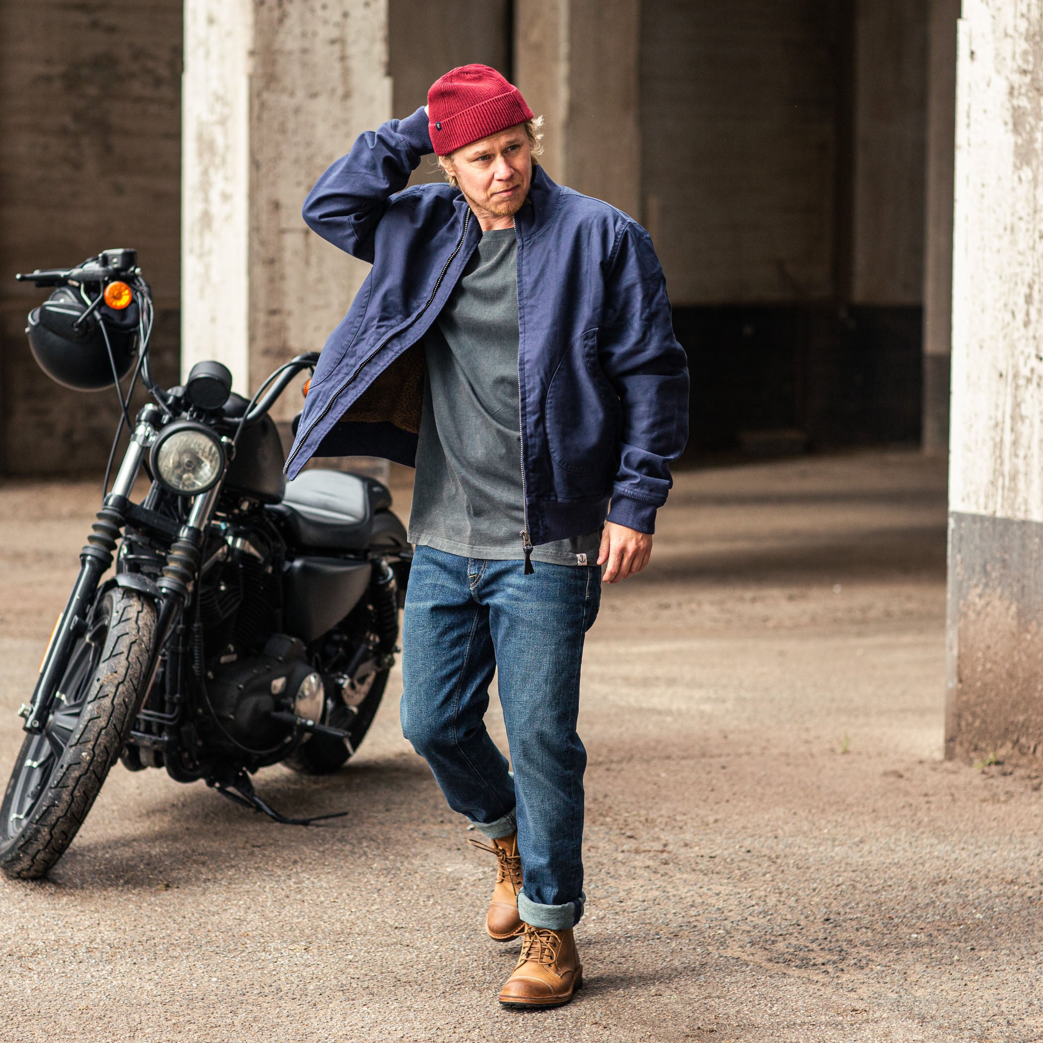 DEUS EX MACHINA - Naval Deck Jacket - Navy