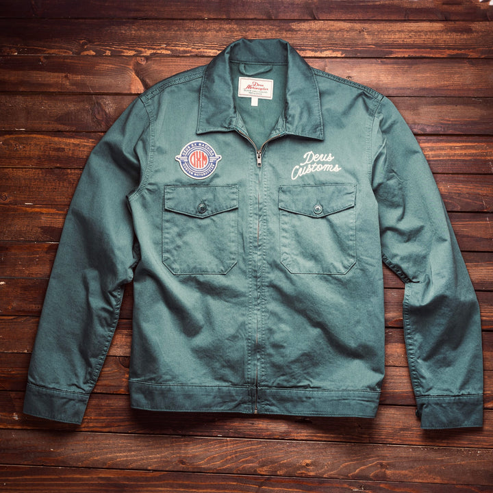 DEUS EX MACHINA - Pleasures Work Jacket - Work Green