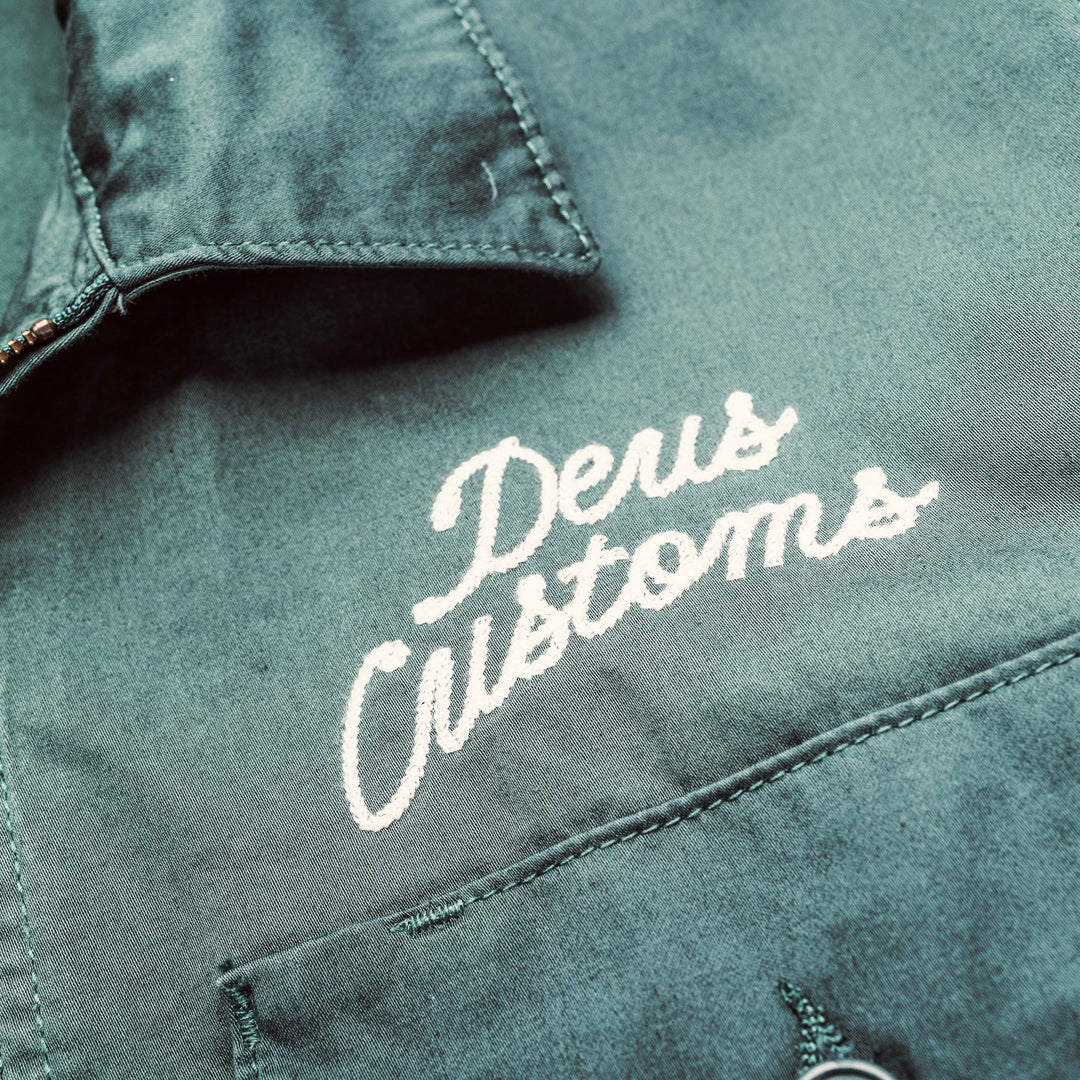 DEUS EX MACHINA - Pleasures Work Jacket - Work Green