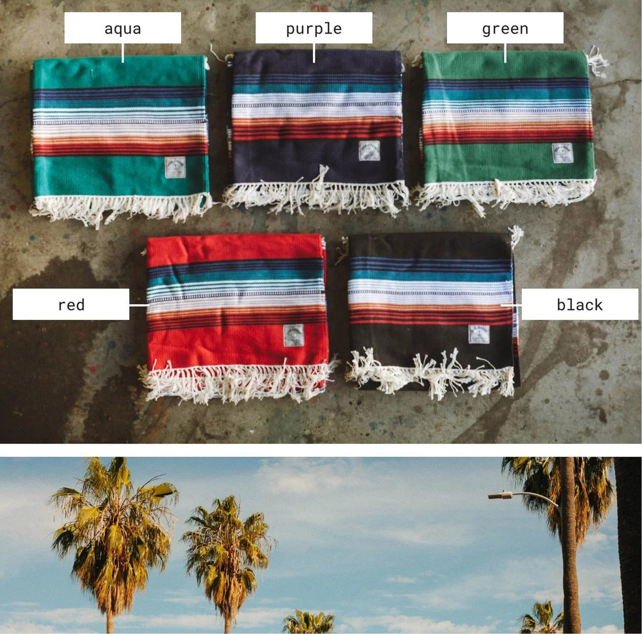 Iron & Resin - Del Sol Blanket - AQUA