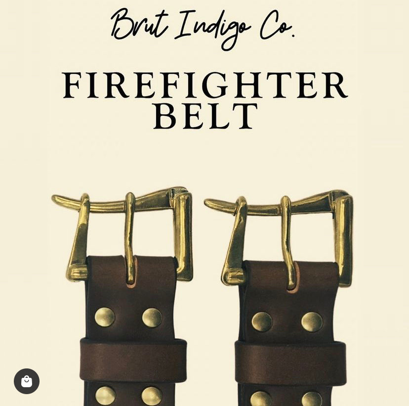 Brut Indigo - Leather belt/belt