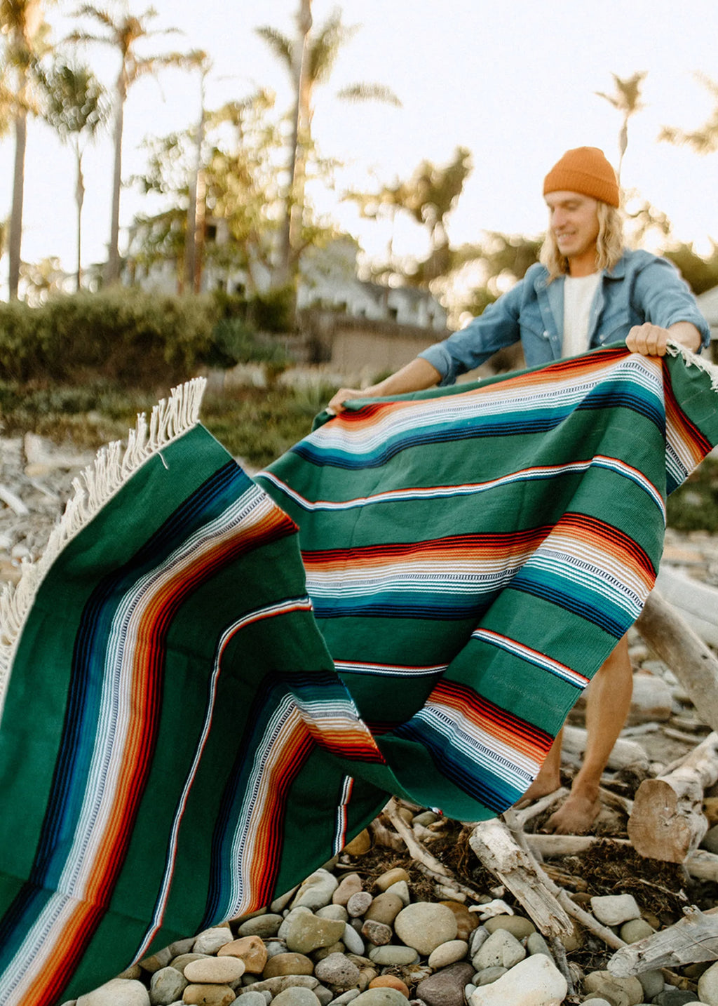 Iron & Resin - Del Sol Blanket - green