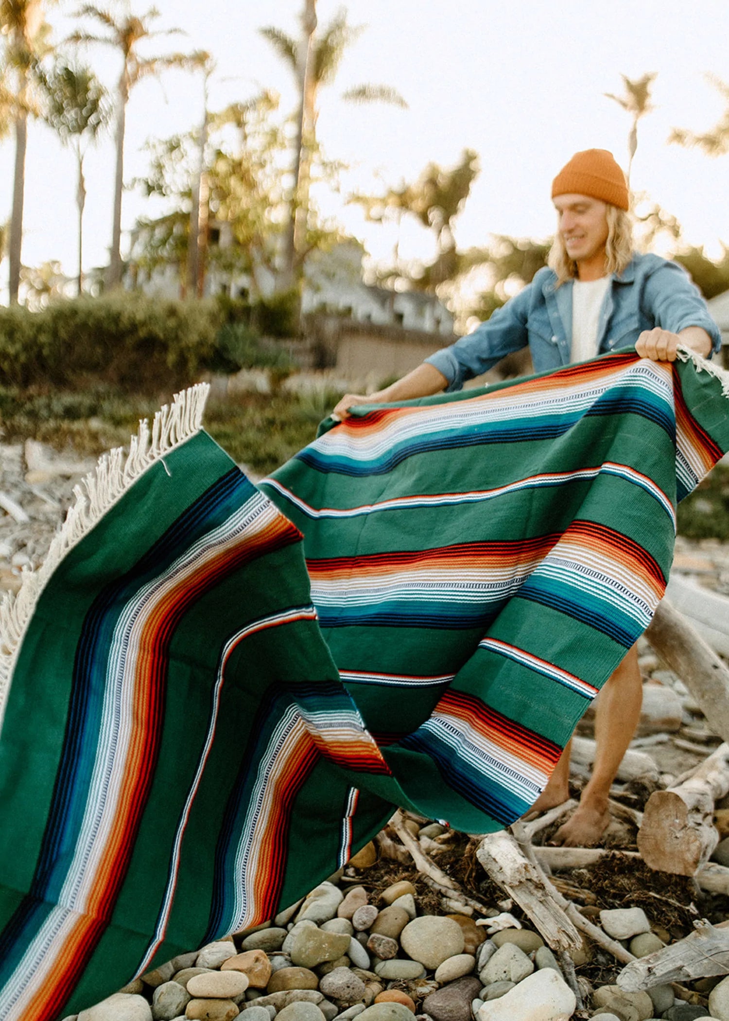 Iron & Resin - Del Sol Blanket - green