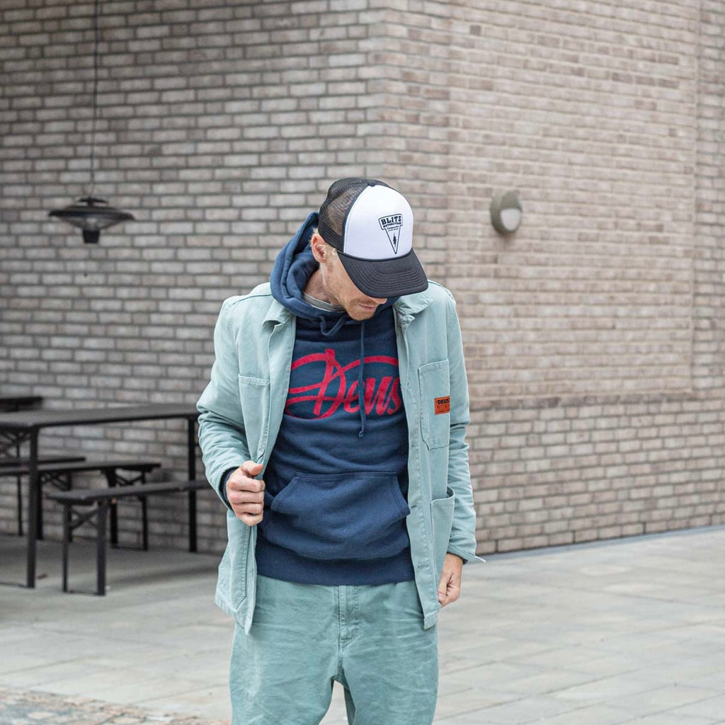 DEUS EX MACHINA - Hoodie - RED DEUS - dark blue