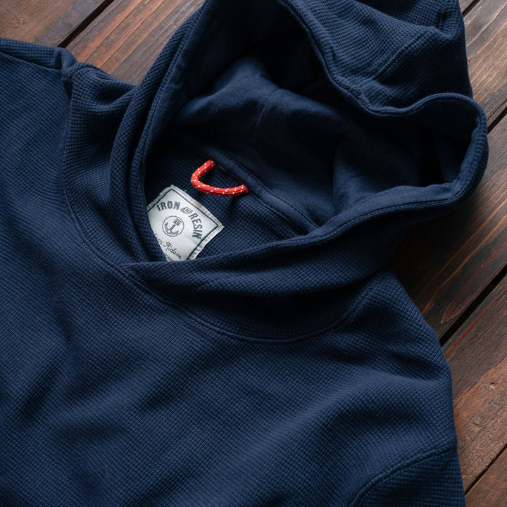 Iron & Resin - Keanu Hoodie - Navy blå