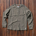 Iron & Resin - Michigan Henley - Olive green