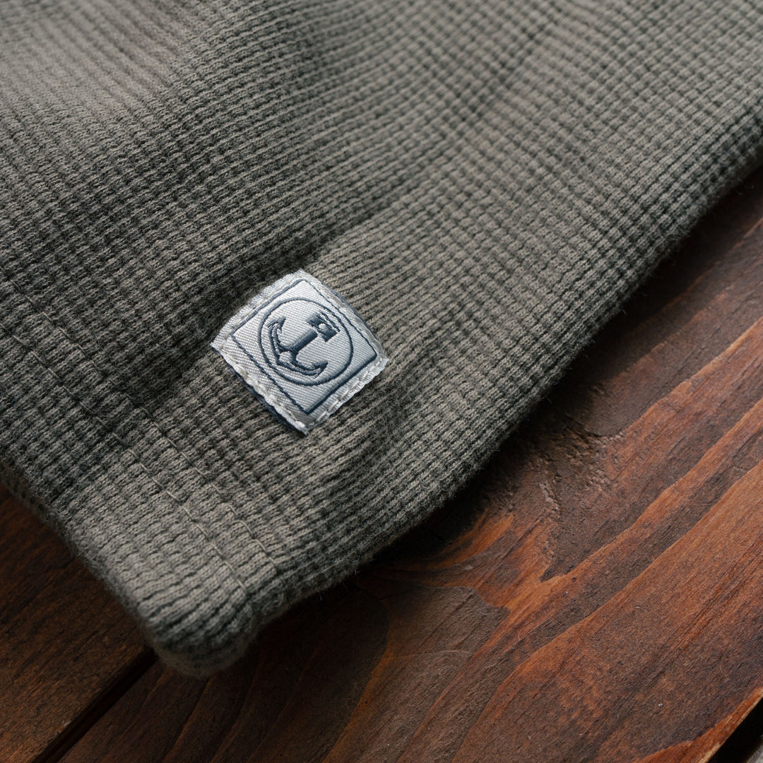 Iron & Resin - Michigan Henley - Olive green