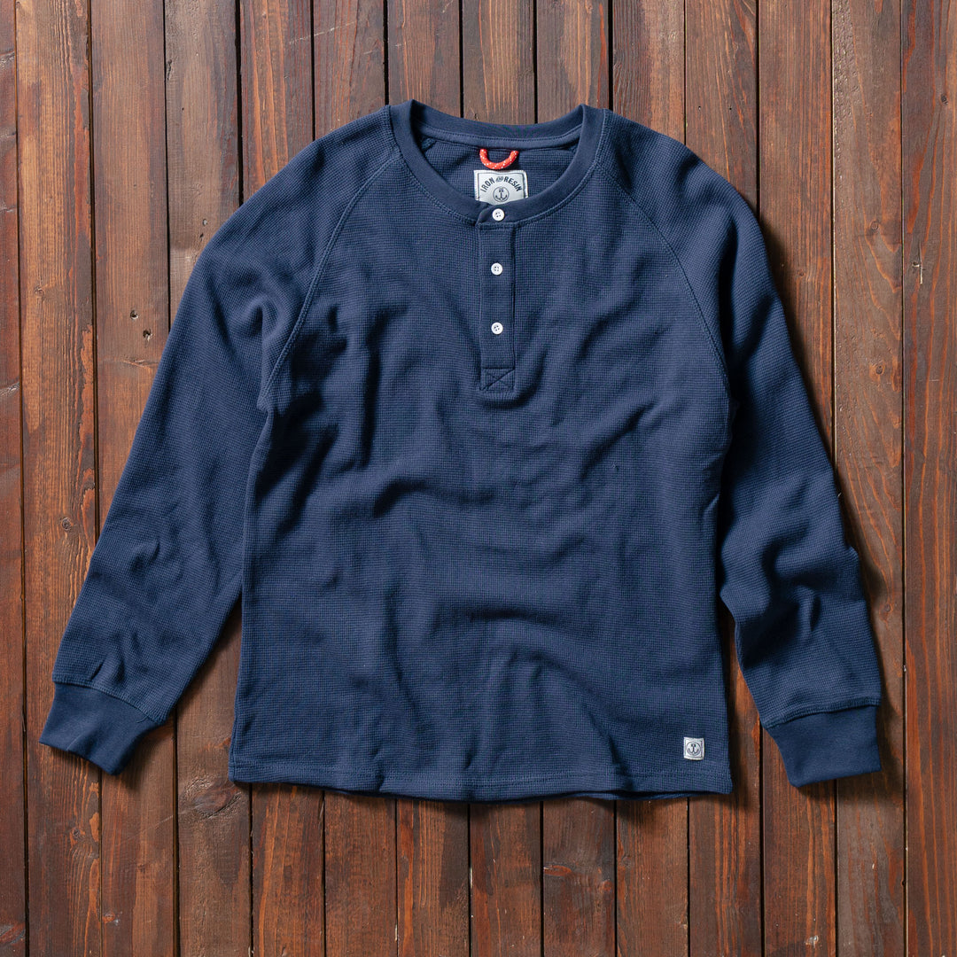 Iron & Resin - Michigan Henley - Navy