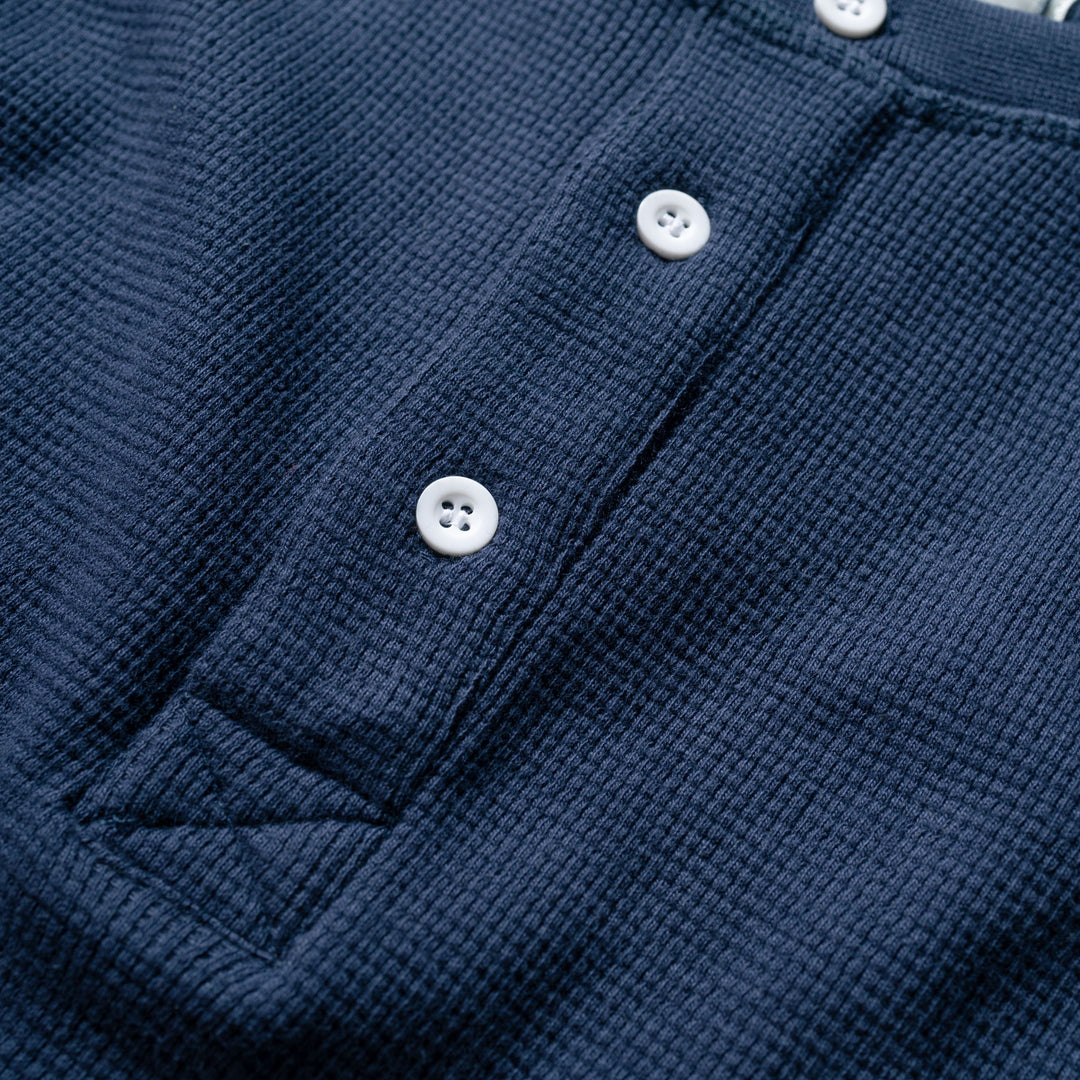 Iron & Resin - Michigan Henley - Navy