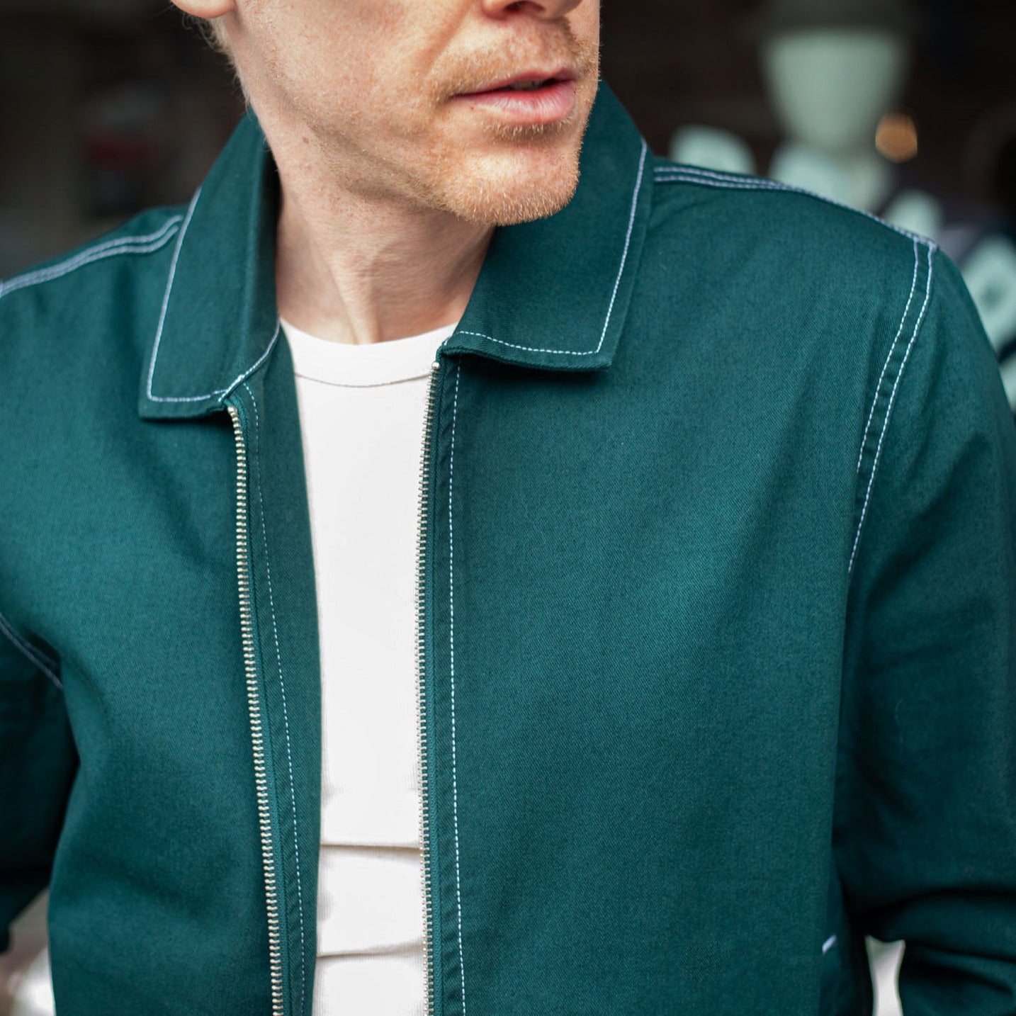 Globe - Off Course Twill Jacket - Night Green
