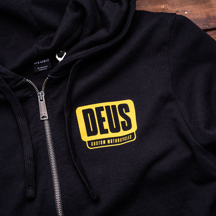 DEUS EX MACHINA -"Grip Tape"Hoodie - Black