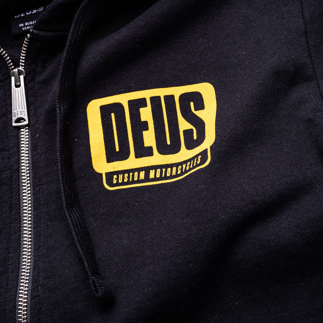 DEUS EX MACHINA - "Grip Tape" Hoodie - Black