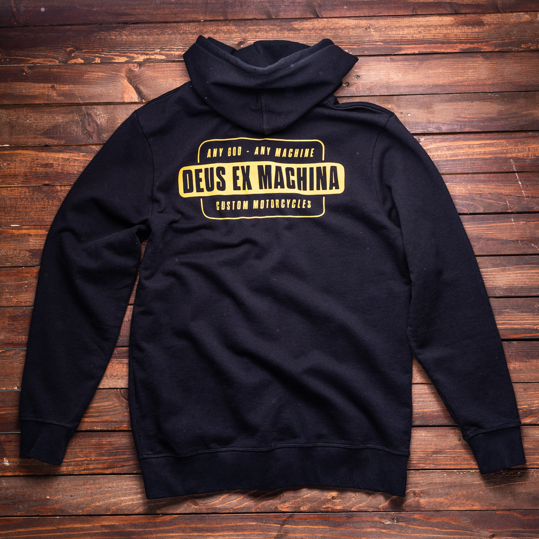 DEUS EX MACHINA - "Grip Tape" Hoodie - Black