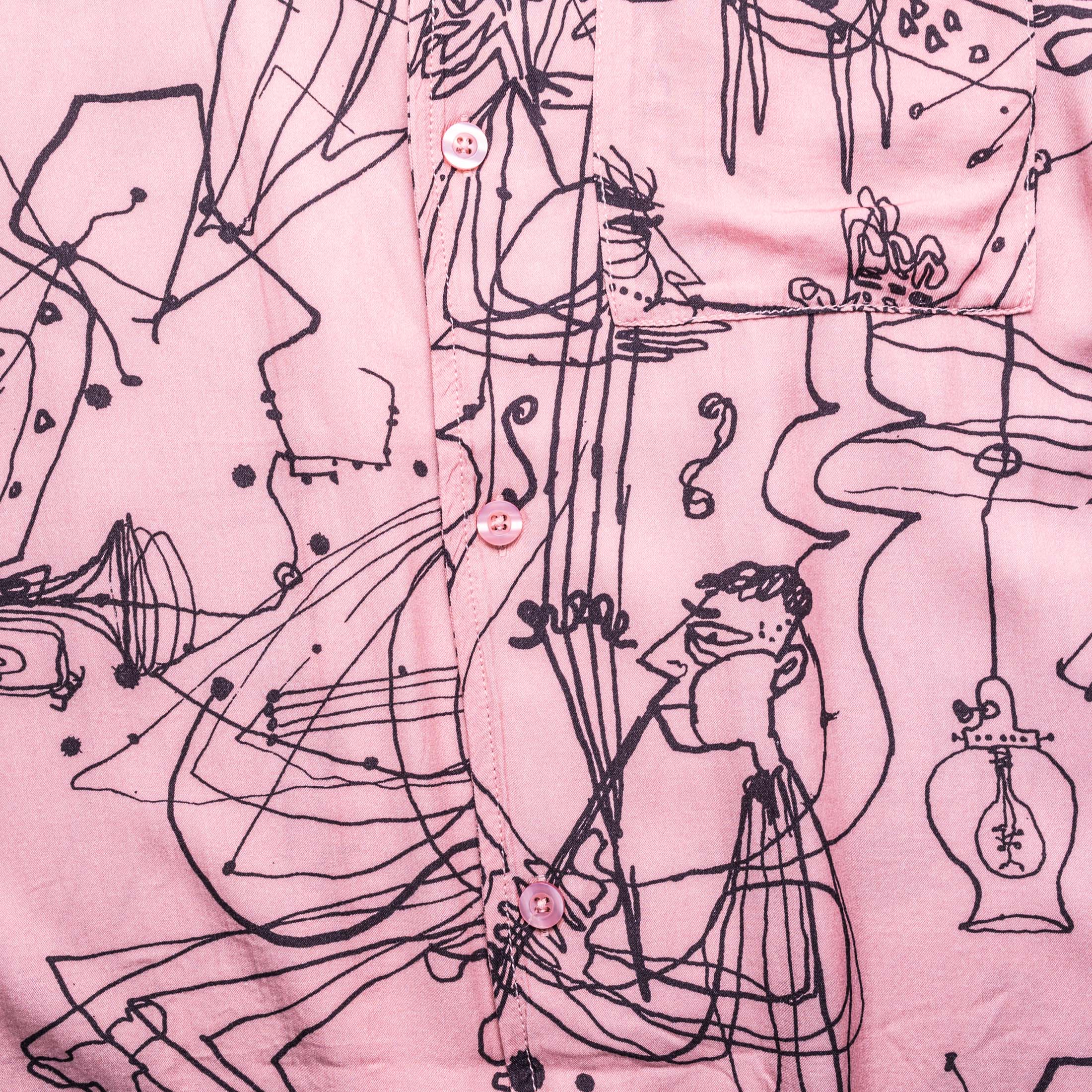 DEUS - RG Cato Short Sleeve Shirt - Zephyr Pink