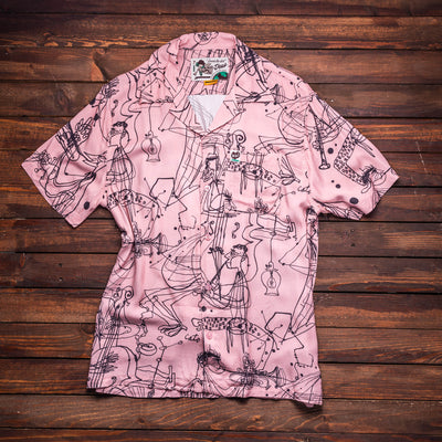 DEUS - R.G Cato Short Sleeve Shirt - Zephyr Pink