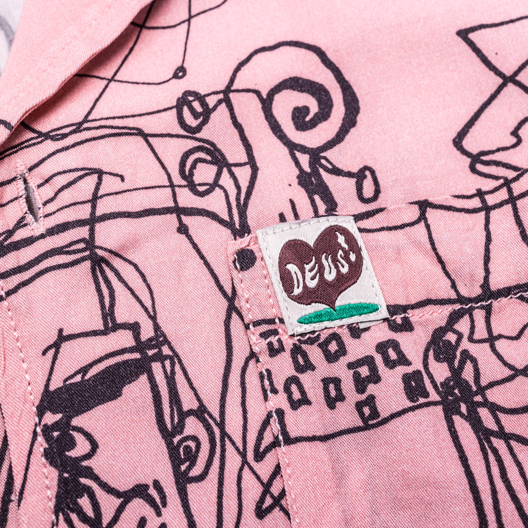 DEUS - RG Cato Short Sleeve Shirt - Zephyr Pink