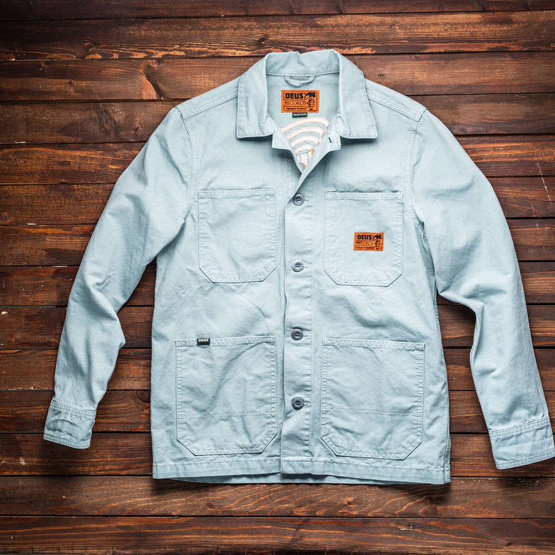 DEUS EX MACHINA - Jethro Work Shirt - Mineral Blue