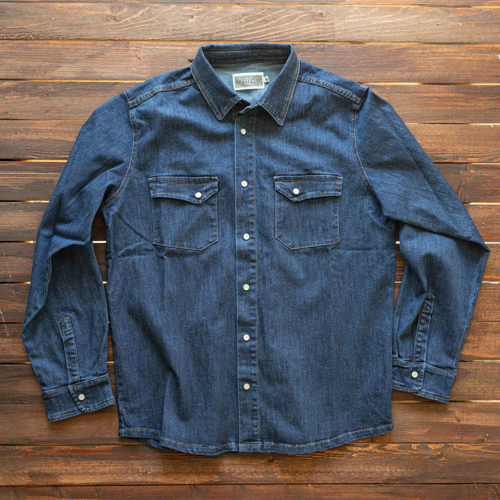 KYTONE - Overshirt - Blue Denim