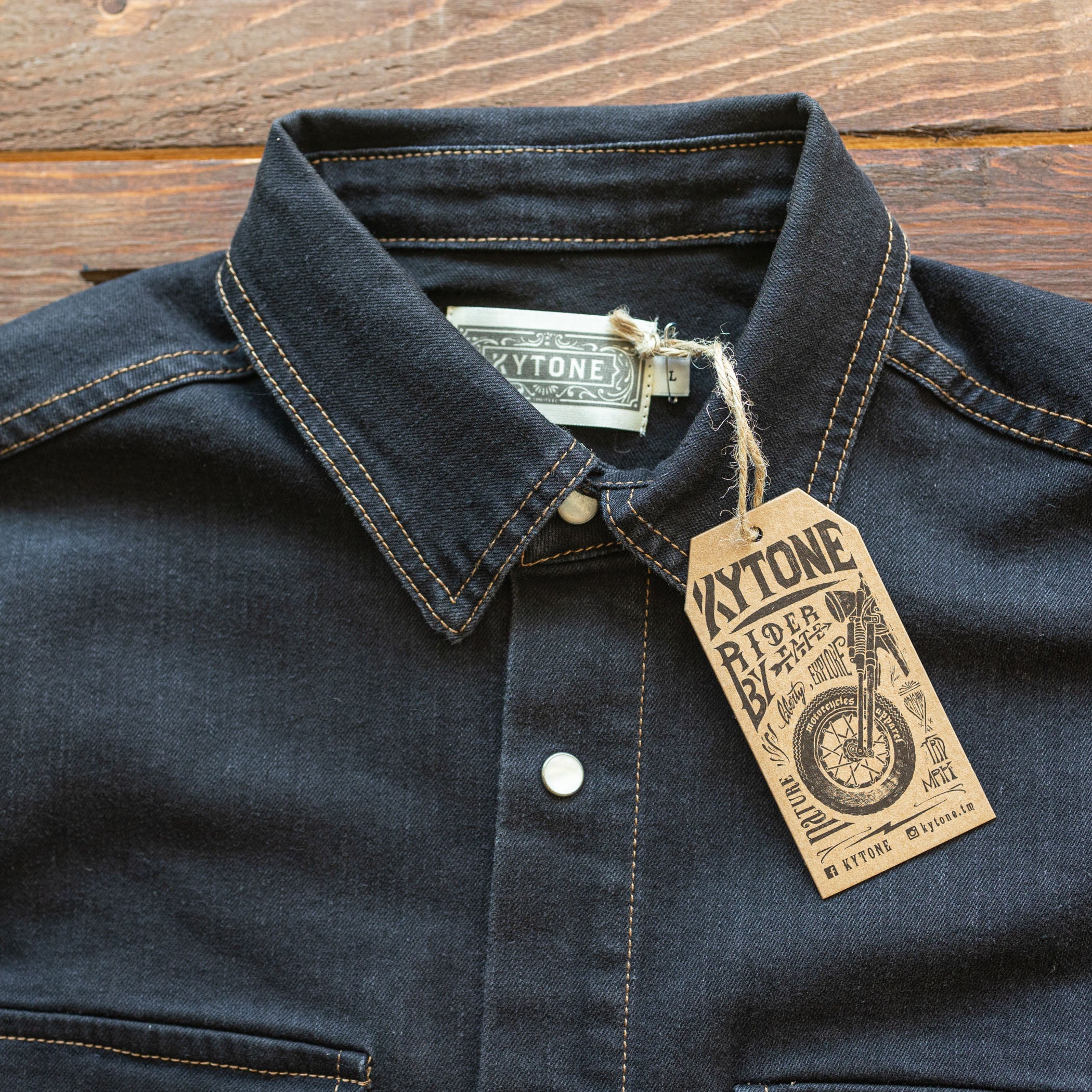 KYTONE - Overshirt - Black Denim