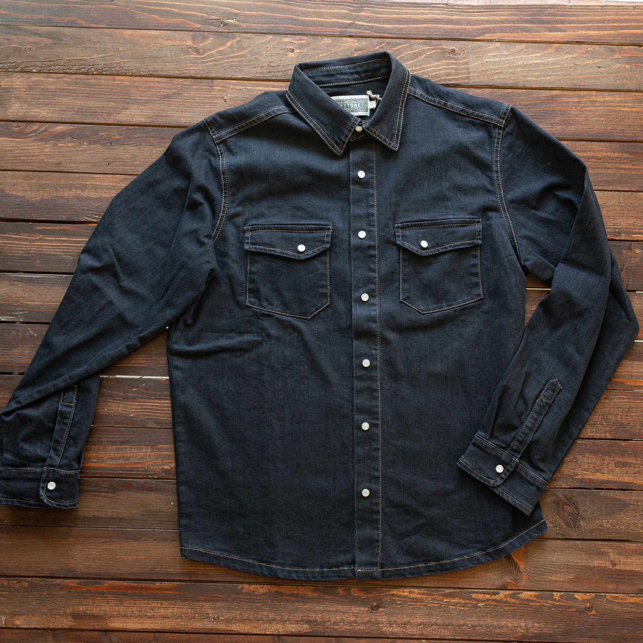 KYTONE - Overshirt - Black Denim