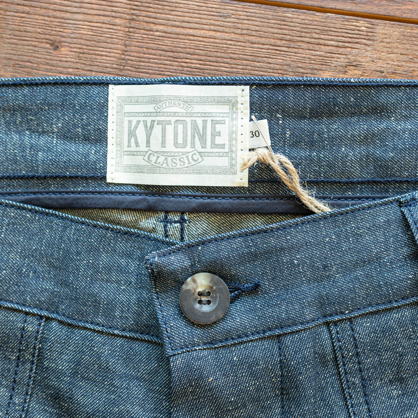 Kytone - Denim Shorts - Blå selvedge