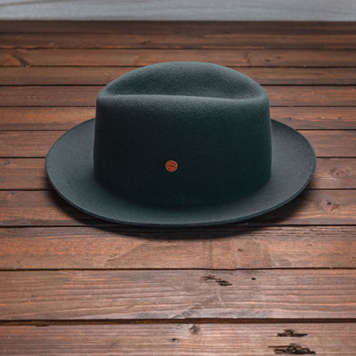 Mayser - Wool Felt Hat - "VICTOR" Petroleum Grøn