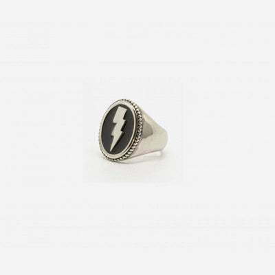 Ring - Oval-signet-ring "Flash"