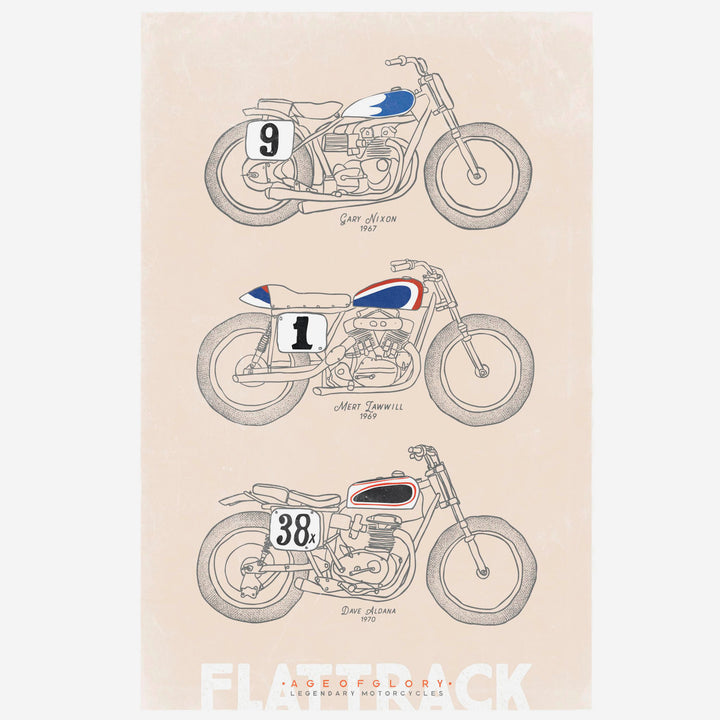 Age of Glory plakat - Flat Track Bikes - plakat