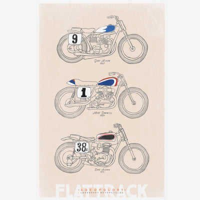 Age of Glory poster - Flat Track Bikes - poster