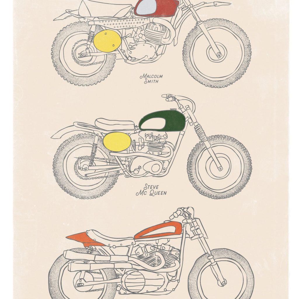 Age of Glory plakat -  Legendary Bikes Poster – On Any Sunday
