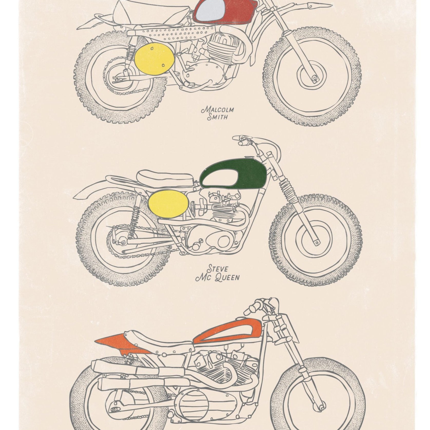 Age of Glory plakat -  Legendary Bikes Poster – On Any Sunday