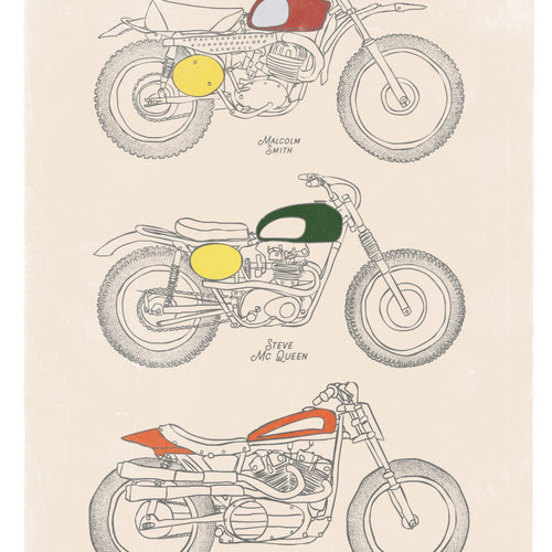 Age of Glory plakat -  Legendary Bikes Poster – On Any Sunday